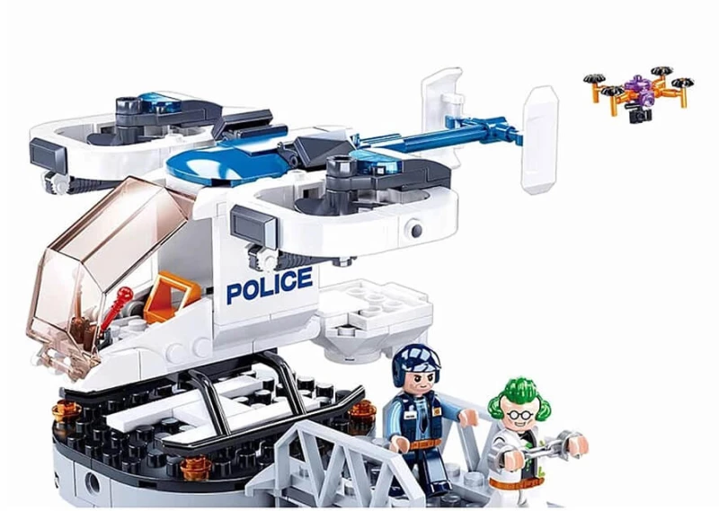 Sluban Τουβλάκια Police Helicopter 161τμχ