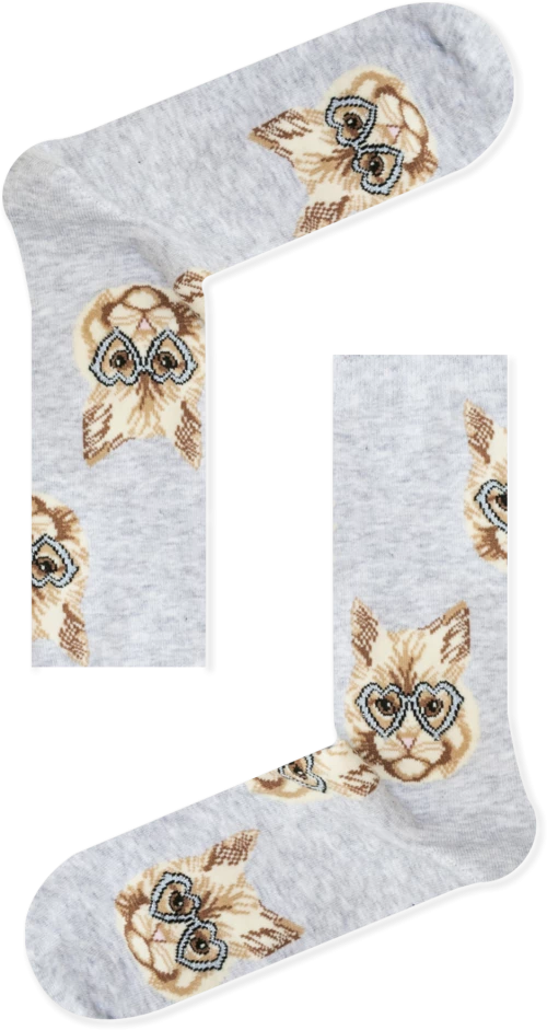 Γυναικείες Κάλτσες Brown Cat