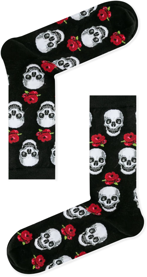 Γυναικείες Κάλτσες Rosey Skulls