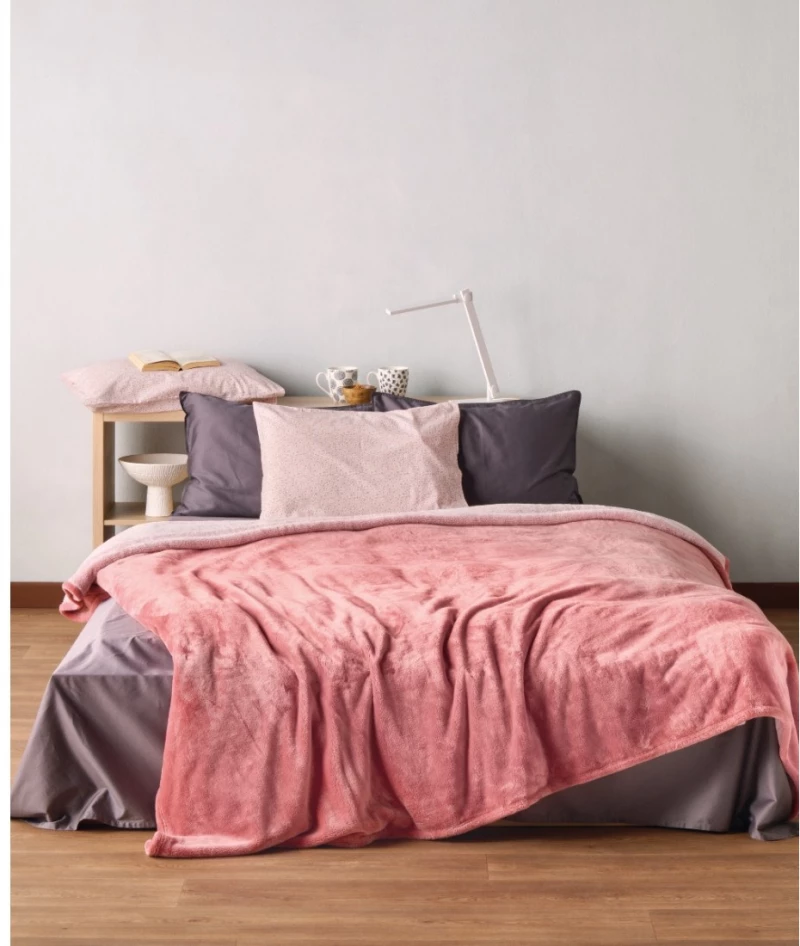 ΚΟΥΒΕΡΤΑ VELOUR KING SIZE (YOLANDA 14) - KENTIA YOLANDA 14 / 100% ΠΟΛΥΕΣΤΕΡ