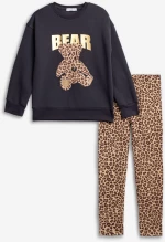 Funky Σετ Κολάν Bear, Ανθρακί