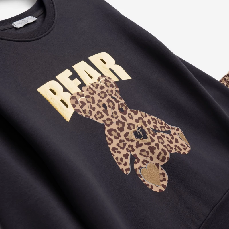 Funky Σετ Κολάν Bear, Ανθρακί