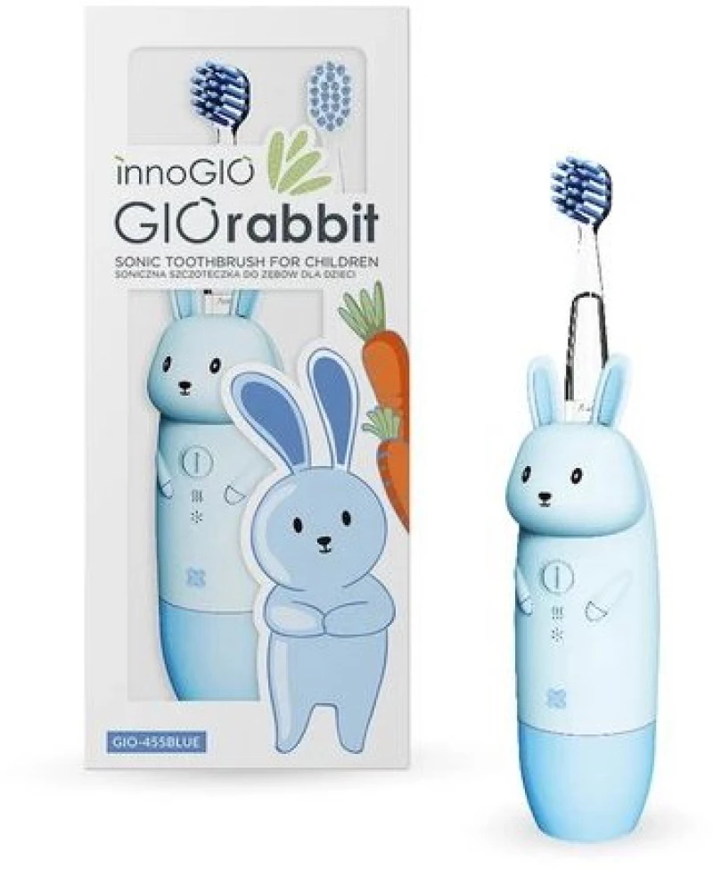 innoGIO Sonic Ηλεκτρική Οδοντόβουρτσα για Παιδιά GIOrabbit Blue