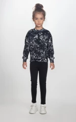 Joyce Σετ Κολάν Animal Print , Μαύρο