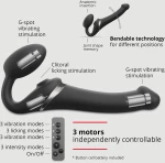 Adjustable Harness Strapon Multi Orgasm m Black