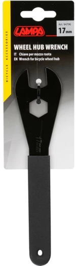 ΚΛΕΙΔΙ ΠΛΗΜΝΗΣ ΤΡΟΧΟΥ ΠΟΔΗΛΑΤΟΥ 17mm 1ΤΕΜ. LAMPA