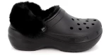 Γυναικείο Σαμπό Crocs Classic Platform Fuzz Lined Cg Χρώματος Μαύρο 212854-001