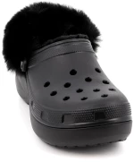 Γυναικείο Σαμπό Crocs Classic Platform Fuzz Lined Cg Χρώματος Μαύρο 212854-001
