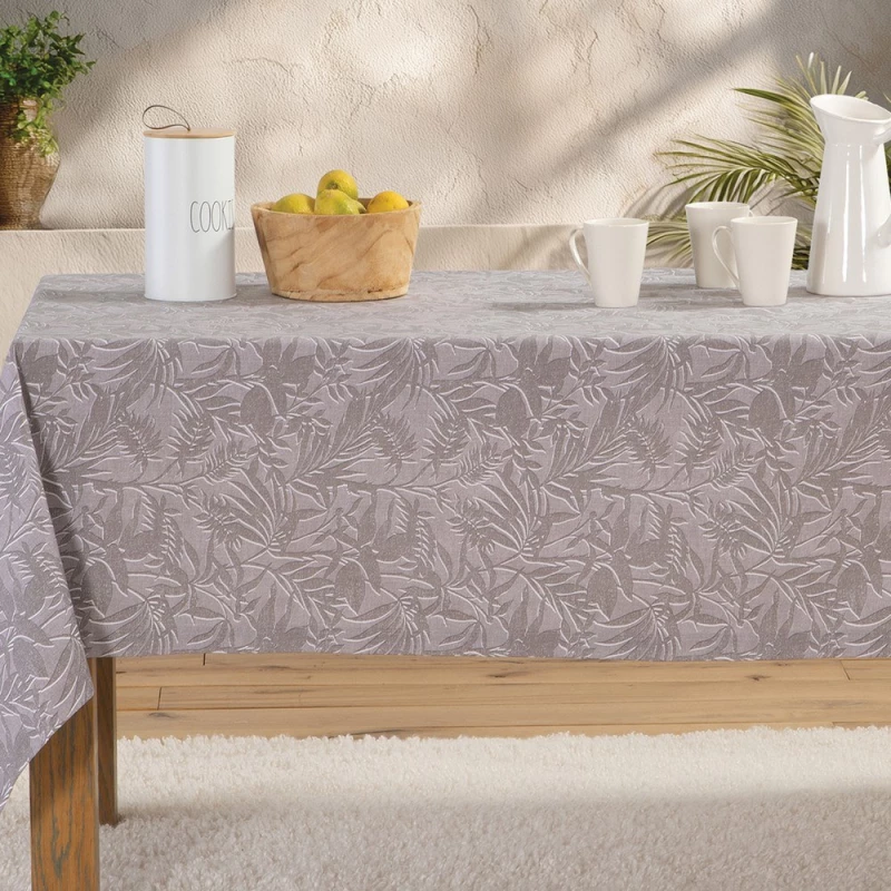 Τραπεζομάντηλο Αλέκιαστο Dazier Grey Nef-Nef Homeware 140Χ180 100% Βαμβάκι