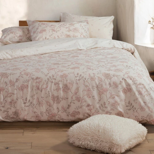 Σεντόνια Carena (Σετ 4τμχ) Light Grey Nef-Nef Homeware Διπλό 200x270cm 100% Βαμβάκι