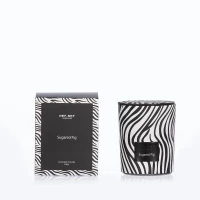 Αρωματικό Κερί Sugared Fig 450gr Black-White Nef-Nef Homeware