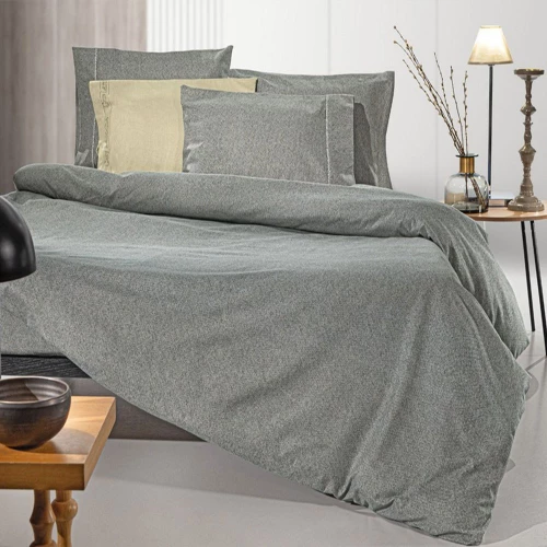 Σεντόνια Φανελένια Avanti (Σετ 4τμχ) Dark Grey Guy Laroche Υπέρδιπλo 240x265cm 100% Βαμβάκι