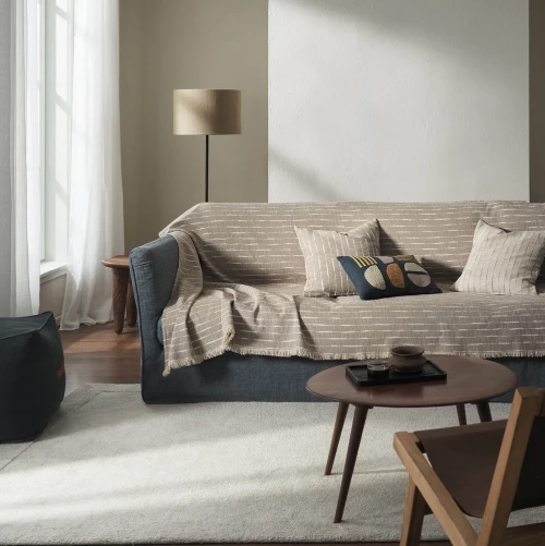 Ριχτάρι Vespera 148/15 Opal Grey Gofis Home Τριθέσιο 180x310cm Ακρυλικό-Πολυέστερ