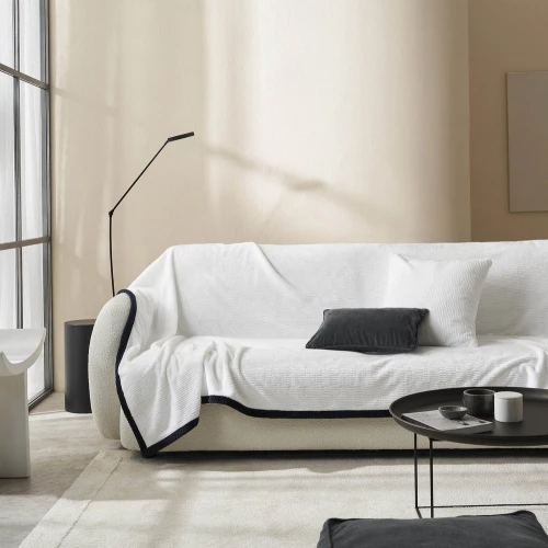 Ριχτάρι Polar 109/16 White Gofis Home Πολυθρόνα 180x180cm Πολυέστερ