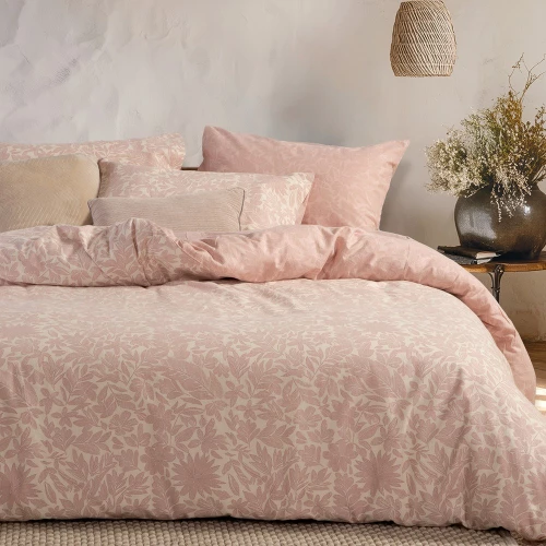 Σεντόνια Φανελένια Issual (Σετ 3τμχ) Pink Nef-Nef Homeware Μονό 160x260cm 100% Βαμβακερή Φανέλα