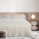 Κουβέρτα 1369 Fleece Ivory Das Home Μονό 160x220cm Πολυέστερ