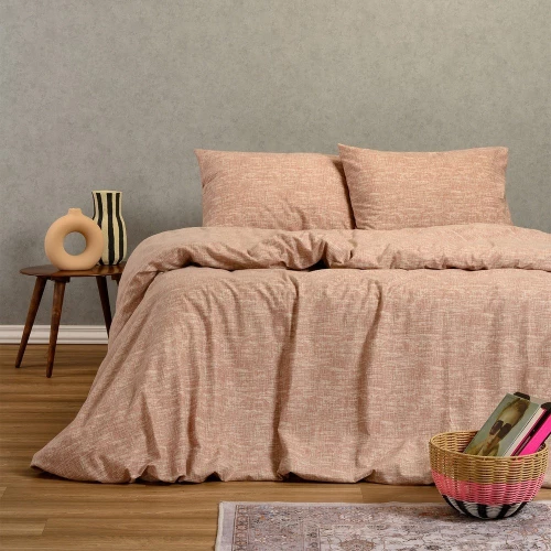 Κατωσέντονο Farrel Με Λάστιχο (Σετ 3τμχ) Apple Melinen Υπέρδιπλo 160x230cm 100% Βαμβακερή Φανέλα