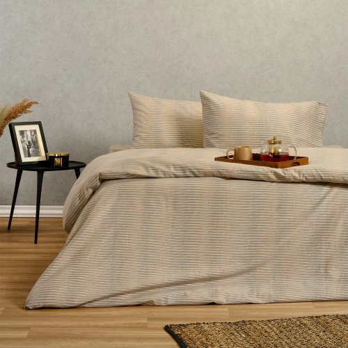 Σεντόνια Φανελένια Trinity (Σετ 4τμχ) Petrol Melinen King Size 270x260cm 100% Βαμβακερή Φανέλα