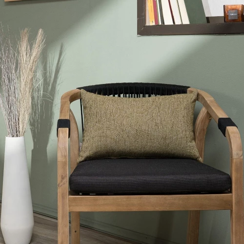 Μαξιλαροθήκη Διακοσμητική Madison 15 Olive Teoran 30X50 Βαμβάκι-Πολυέστερ