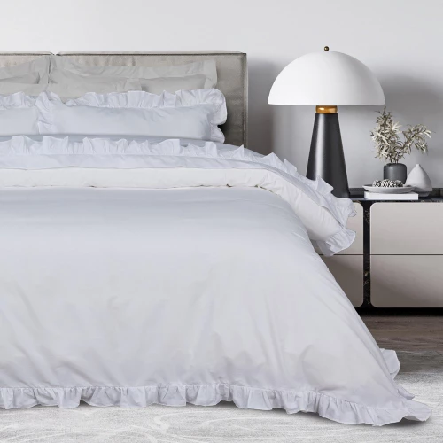 Παπλωματοθήκη Daily 3174 (Σετ 3τμχ) White Das Home Υπέρδιπλo 220x240cm 100% Βαμβάκι