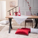 Καρέ Χριστουγεννιάτικο Mariazell 11 Grey Teoran 90X90cm