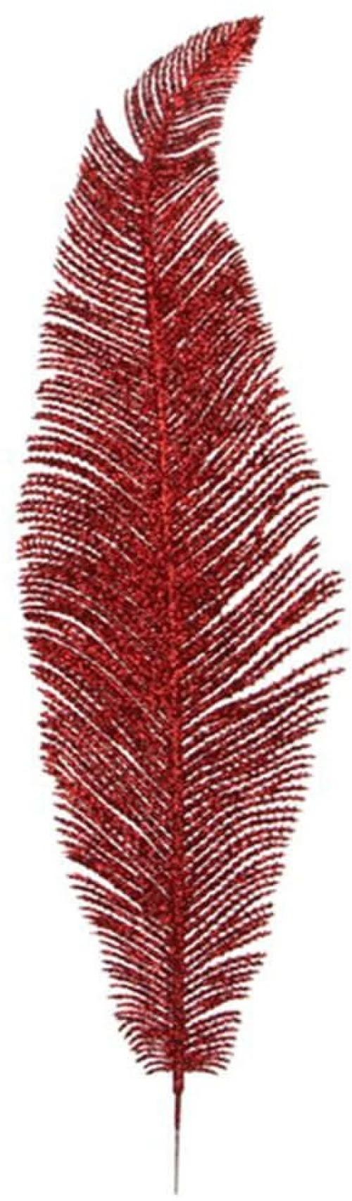 Χριστουγεννιάτικο Φτερό 02.1030741 56cm Red