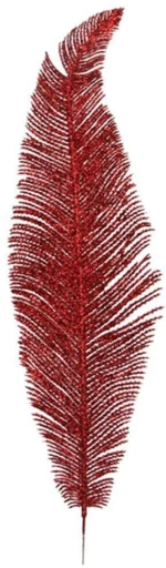 Χριστουγεννιάτικο Φτερό 02.1030741 56cm Red