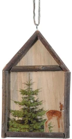 Χριστουγεννιάτικο Στολίδι 17A91015 1x8x13cm Natural