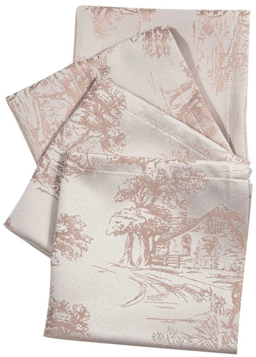 Πετσέτες Φαγητού 3016 (Σετ 4τμχ) Beige Greenwich Polo Club 40x40cm Πολυέστερ