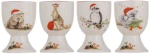 Χριστουγεννιάτικες Αυγοθήκες Christmas Bush Buddies (Σετ 4Τμχ) 522149 50ml Multi Ashdene