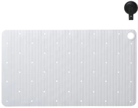 Πατάκι Αντιολισθητικό Ribb Με Γάντζο White Sealskin 40X70 Καουτσούκ