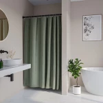 Κουρτίνα Μπάνιου Πλαστική Cosima Green Sealskin 120Πx200Υ PEVA