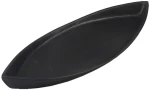 Διακοσμητικός Δίσκος Ken 023958 41x15x4 Black Mat Αλουμίνιο
