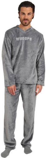 ΑΝΔΡΙΚH ΧΕΙΜΕΡΙΝH FLEECE ΠΥΤΖΑΜΑ 1025 MARIO UOMO 25658 – ΓΚΡΙ