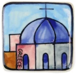Μαγνητάκι Greece 5x5εκ.- Εκκλησία