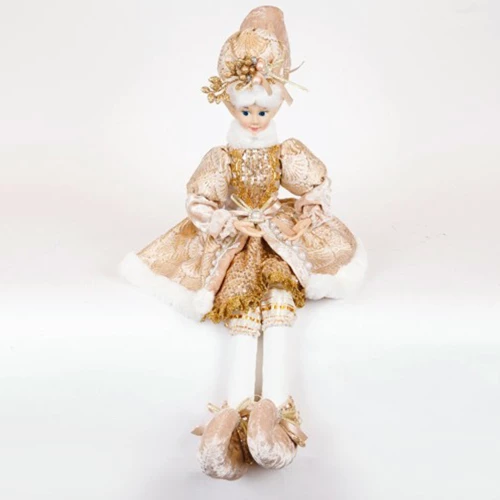 Αρλεκίνος με σαμπανί ρούχα, διαστάσεων 20x15x61cm Eurolamp 600-47089