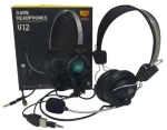 V12 Ενσύρματα USB Gaming Ακουστικά με Μικρόφωνο (3.5mm) (RGB) (OEM)