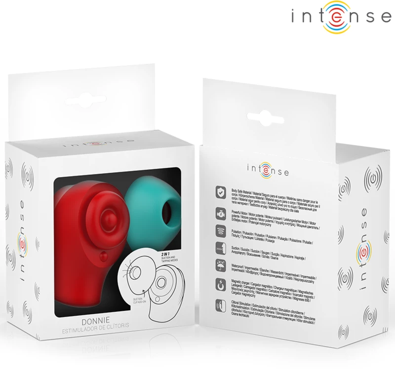 INTENSE - DONNIE CLITORAL STIMULATOR RED/GREEN
