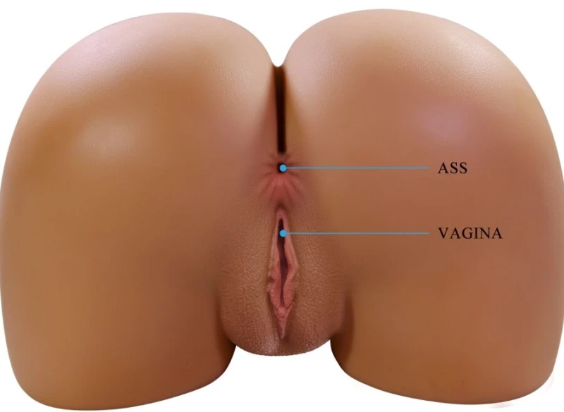 CRAZY BULL - WENDY REALISTIC FEMALE BUTT VIBRATOR AND SUCKER WITH SOUND 11 KG