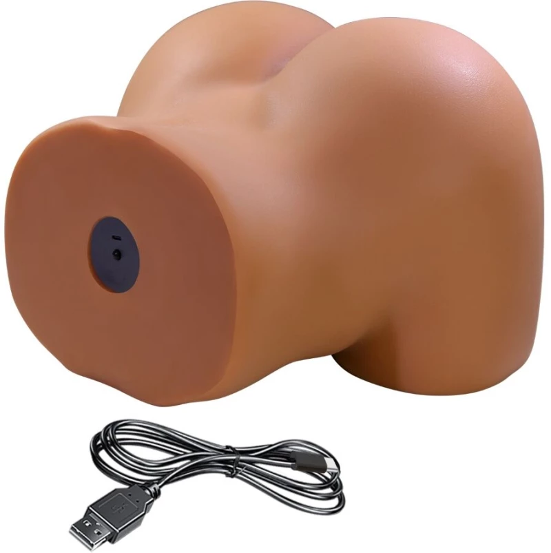 CRAZY BULL - WENDY REALISTIC FEMALE BUTT VIBRATOR AND SUCKER WITH SOUND 11 KG