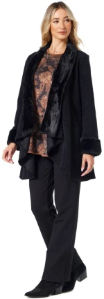 ANNA RAXEVSKY Γυναικεία  μαύρη ζακέτα Z25212 BLACK