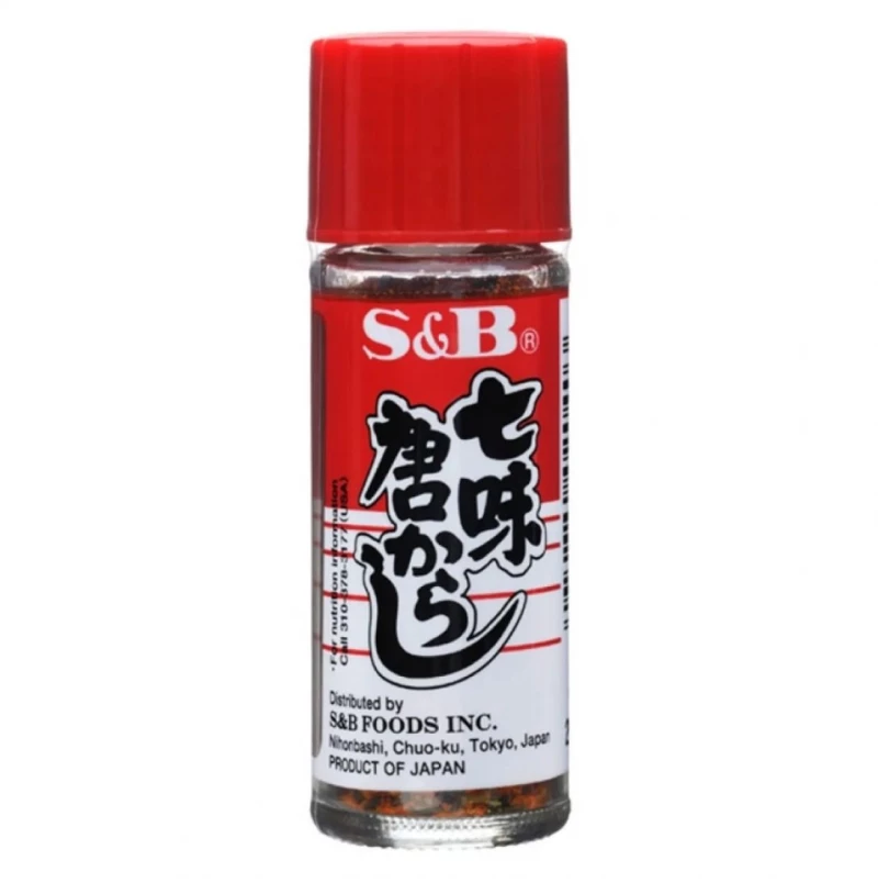 Μείγμα Μπαχαρικών με Κόκκινο Πιπέρι S and B Pepper Mix Shichimi Togarashi