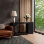 LIBERTA BELL ΚΟΝΣΟΛΑ ΜΑΥΡΟ 120x32x75cm