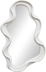 Καθρέπτης Liquid pakoworld pp σε λευκή απόχρωση 26x2.7x39εκ