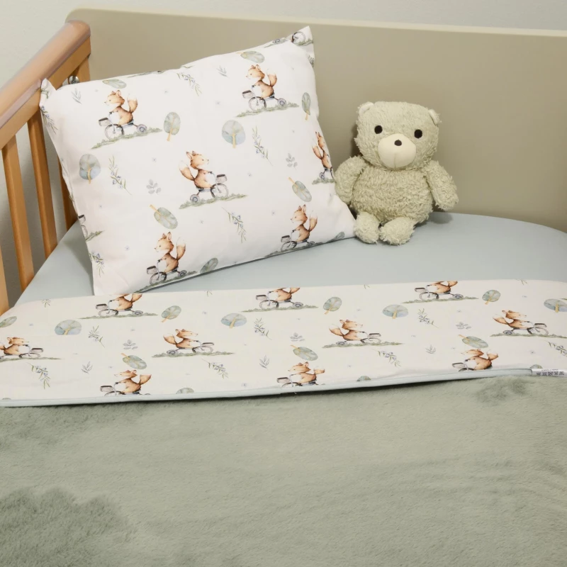 Baby Oliver Κουβέρτα Λίκνου Διπλής Όψης 75x95 46-6735/423