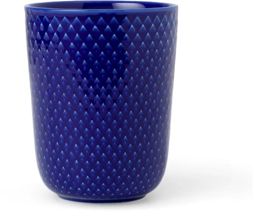 Lyngby Porcelæn - Rhombe Color Mug 33 cl - Dark Blue / Home and Kitchen