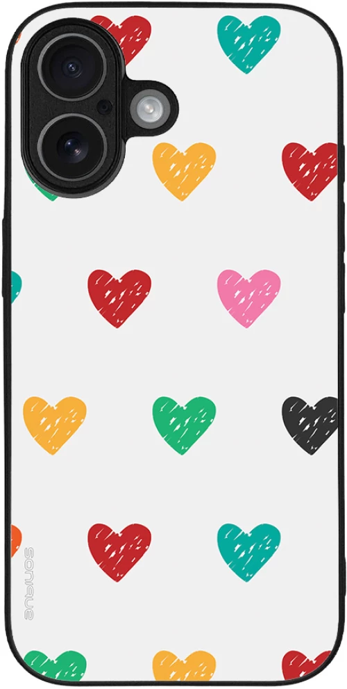Θήκη Sonique Heart Series για Apple iPhone 17 Λευκό 02