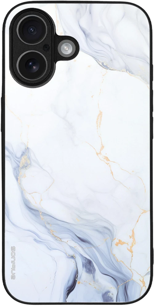 Θήκη Sonique Marble Series για Apple iPhone 17 Λευκό 02