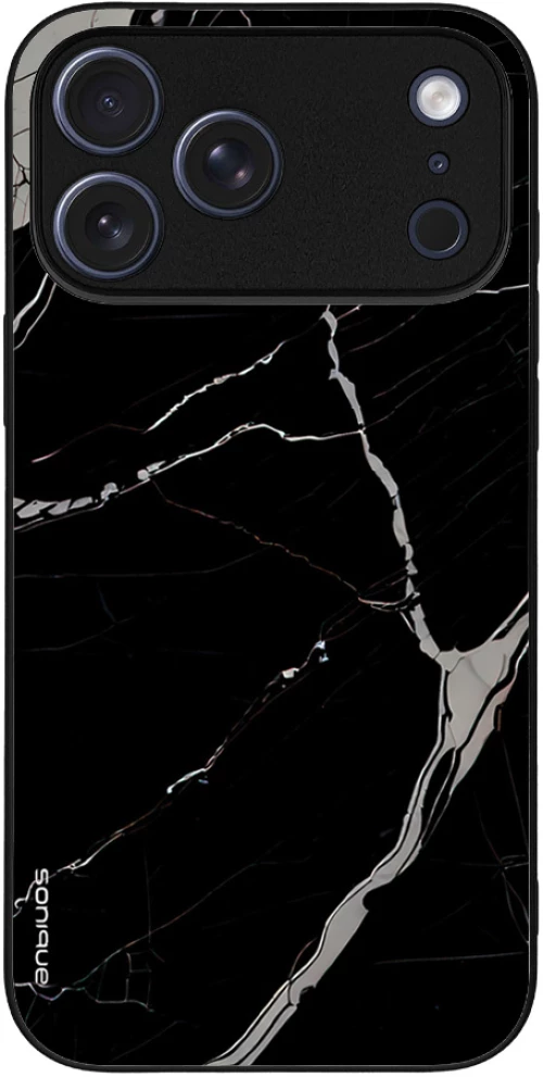 Θήκη Sonique Marble Series για Apple iPhone 17 Pro Max Μαύρο