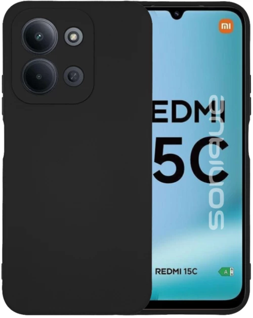 Θήκη Σιλικόνης My Colors Sonique Xiaomi Redmi 15C 4G / Redmi 15C 5G / Poco C85 4G Μαύρο